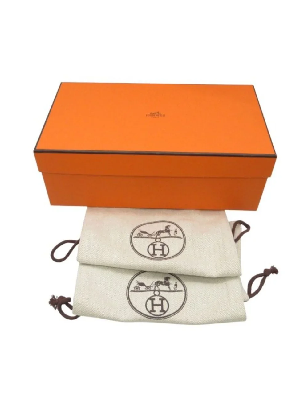 Hermes Sandals Famosa Chaine D'ancre Motif Leather Espadrilles Jute Shoes